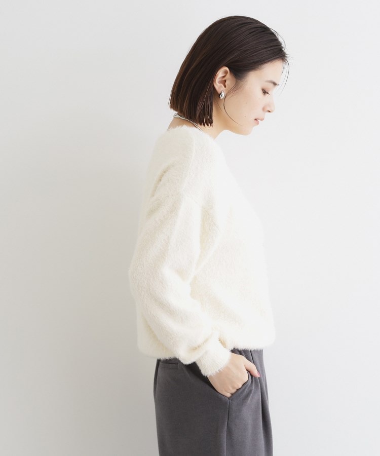 ザ ショップ ティーケー（ウィメン）(THE SHOP TK(Women))の【＠BAILA掲載】【前後2way】フェザーニット/洗える10