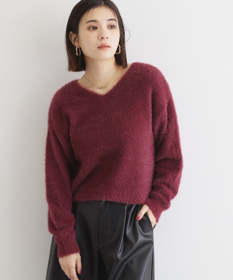 ザ ショップ ティーケー（ウィメン）(THE SHOP TK(Women))の【＠BAILA掲載】【前後2way】フェザーニット/洗える31