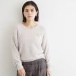 ザ ショップ ティーケー（ウィメン）(THE SHOP TK(Women))の【＠BAILA掲載】【前後2way】フェザーニット/洗える グレージュ(050)