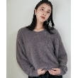 ザ ショップ ティーケー（ウィメン）(THE SHOP TK(Women))の【＠BAILA掲載】【前後2way】フェザーニット/洗える トープ(054)