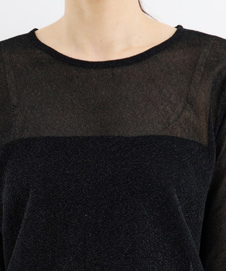 ザ ショップ ティーケー（ウィメン）(THE SHOP TK(Women))のラメシアーパワーネットプルオーバー25