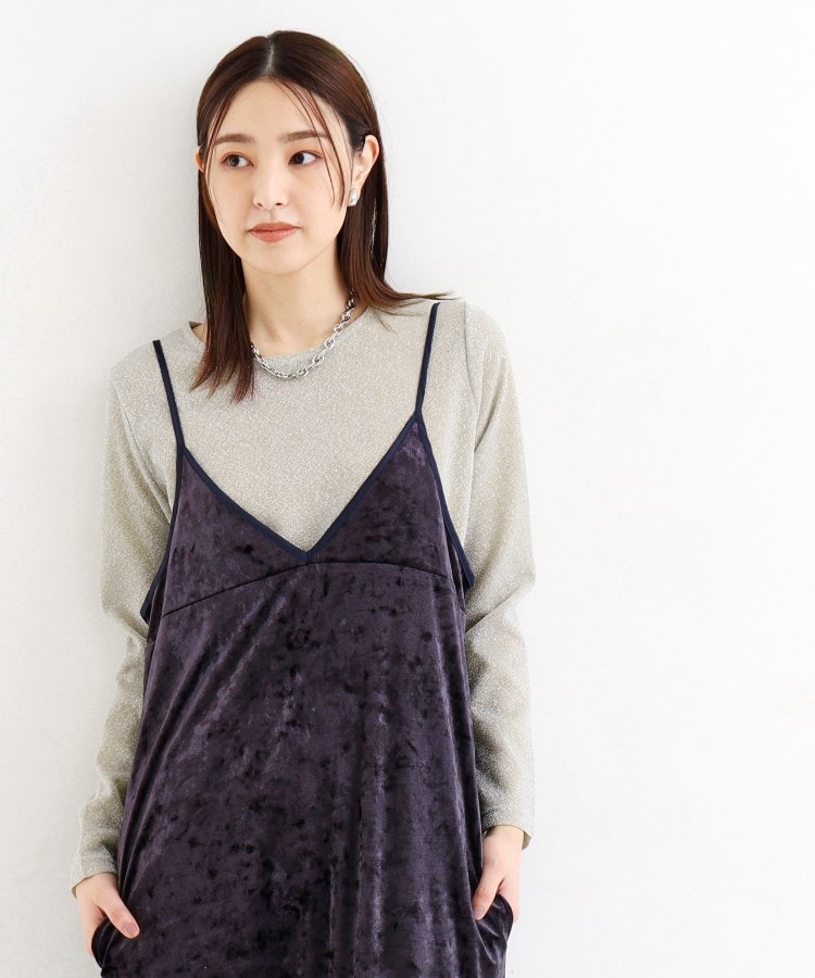 ラメシアーパワーネットプルオーバー(カットソー) | THE SHOP ラメシアーパワーネットプルオーバー(カットソー) | THE SHOP