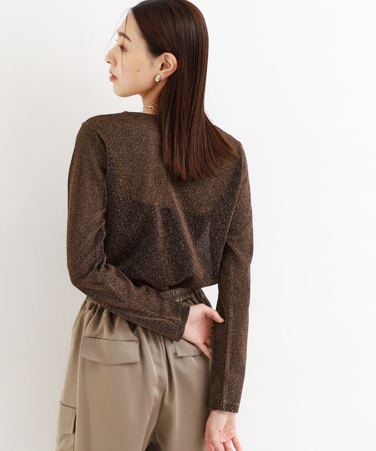 ザ ショップ ティーケー（ウィメン）(THE SHOP TK(Women))のラメシアーパワーネットプルオーバー14