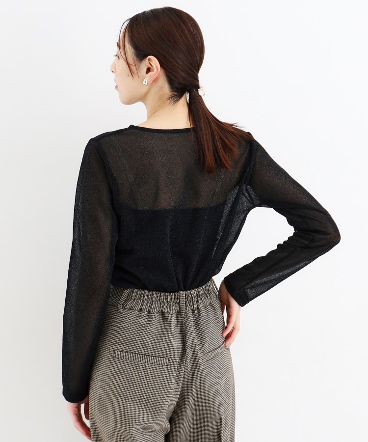 ザ ショップ ティーケー（ウィメン）(THE SHOP TK(Women))のラメシアーパワーネットプルオーバー18