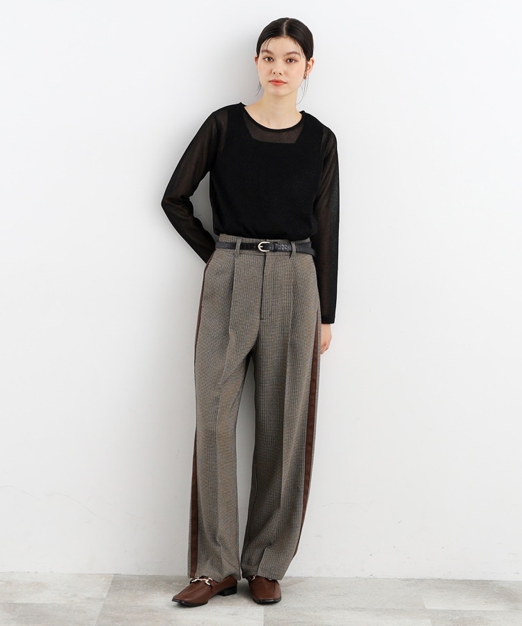 ラメシアーパワーネットプルオーバー(カットソー) | THE SHOP ラメシアーパワーネットプルオーバー(カットソー) | THE SHOP