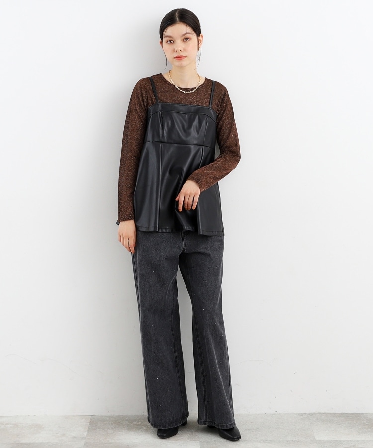 ラメシアーパワーネットプルオーバー(カットソー) | THE SHOP ラメシアーパワーネットプルオーバー(カットソー) | THE SHOP