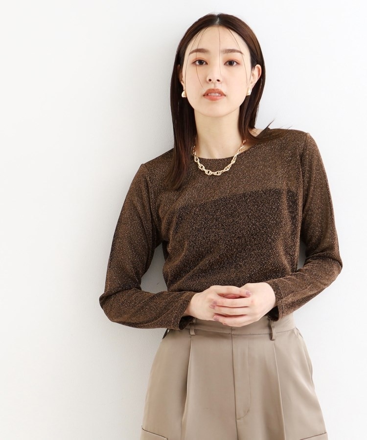 ザ ショップ ティーケー（ウィメン）(THE SHOP TK(Women))のラメシアーパワーネットプルオーバー13