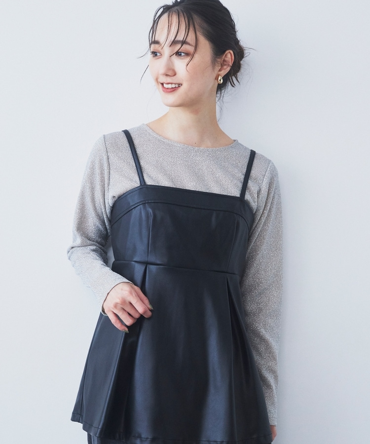 ザ ショップ ティーケー（ウィメン）(THE SHOP TK(Women))のラメシアーパワーネットプルオーバー3