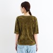 ザ ショップ ティーケー（ウィメン）(THE SHOP TK(Women))の【ヒルナンデス！で紹介】ベロア5分袖プルオーバー/洗える20