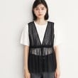 ザ ショップ ティーケー（ウィメン）(THE SHOP TK(Women))のチュールギャザーベスト【洗える】1