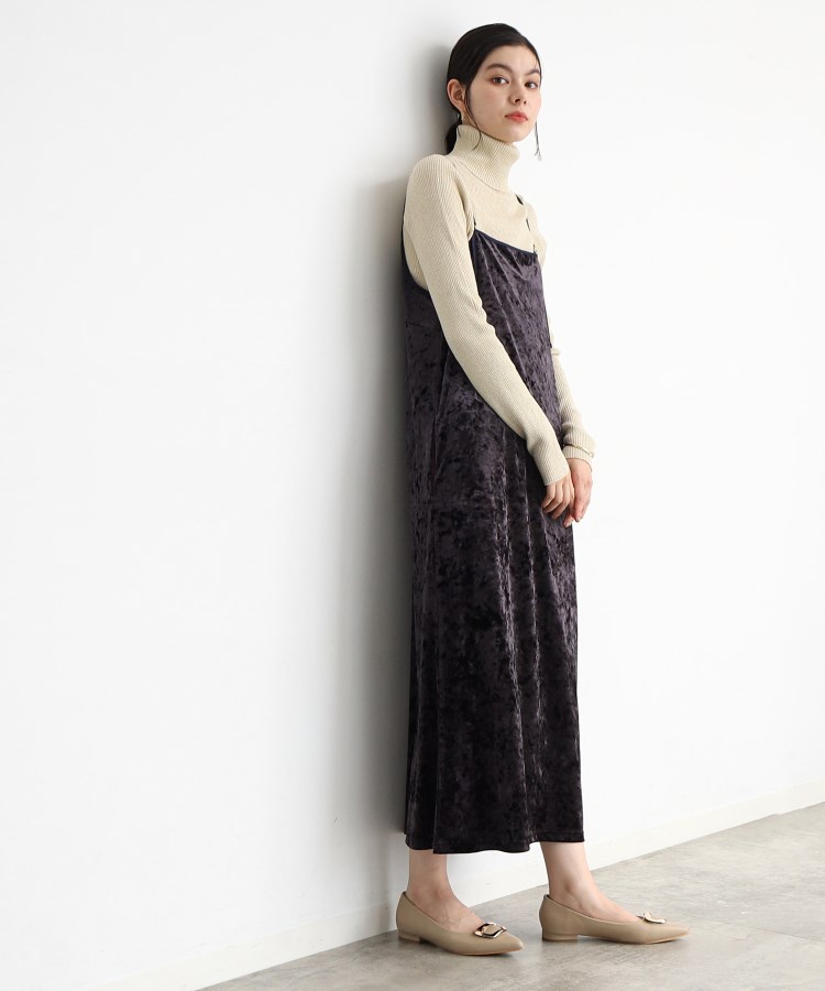ザ ショップ ティーケー（ウィメン）(THE SHOP TK(Women))のクラッシュベロア2WAYキャミワンピース22