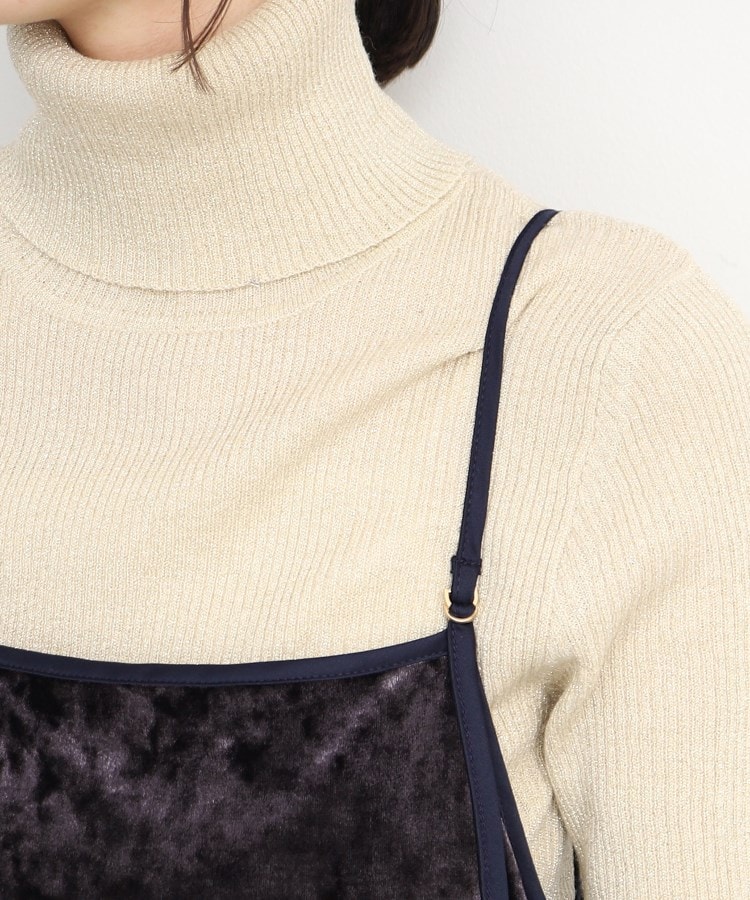 ザ ショップ ティーケー（ウィメン）(THE SHOP TK(Women))のクラッシュベロア2WAYキャミワンピース29