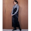 ザ ショップ ティーケー（ウィメン）(THE SHOP TK(Women))のクラッシュベロア2WAYキャミワンピース3