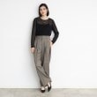 ザ ショップ ティーケー（ウィメン）(THE SHOP TK(Women))のラインワイドパンツ9
