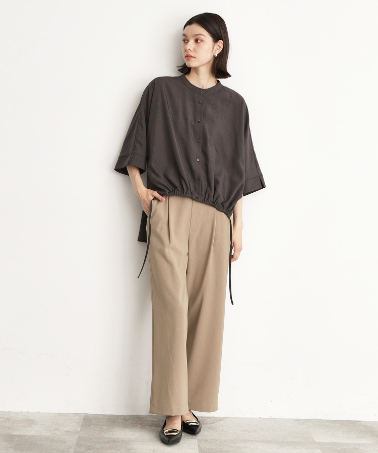 ザ ショップ ティーケー（ウィメン）(THE SHOP TK(Women))の【魅せる体形カバー服】ドロストドルマンブラウス/洗える11