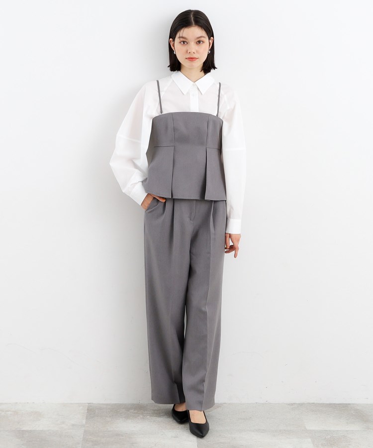 ザ ショップ ティーケー（ウィメン）(THE SHOP TK(Women))の【＠BAILA掲載】袖コクーンシャツ/洗濯機OK17