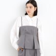 ザ ショップ ティーケー（ウィメン）(THE SHOP TK(Women))の【＠BAILA掲載】袖コクーンシャツ/洗濯機OK オフホワイト(003)