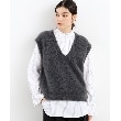 ザ ショップ ティーケー（ウィメン）(THE SHOP TK(Women))の【2点セット】フェザーベスト＋シャツ/洗える20