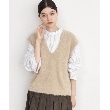 ザ ショップ ティーケー（ウィメン）(THE SHOP TK(Women))の【2点セット】フェザーベスト＋シャツ/洗える9