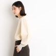ザ ショップ ティーケー（ウィメン）(THE SHOP TK(Women))の袖ボリューム×ラメリブ配色ニット【洗える】5