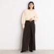 ザ ショップ ティーケー（ウィメン）(THE SHOP TK(Women))の袖ボリューム×ラメリブ配色ニット【洗える】6