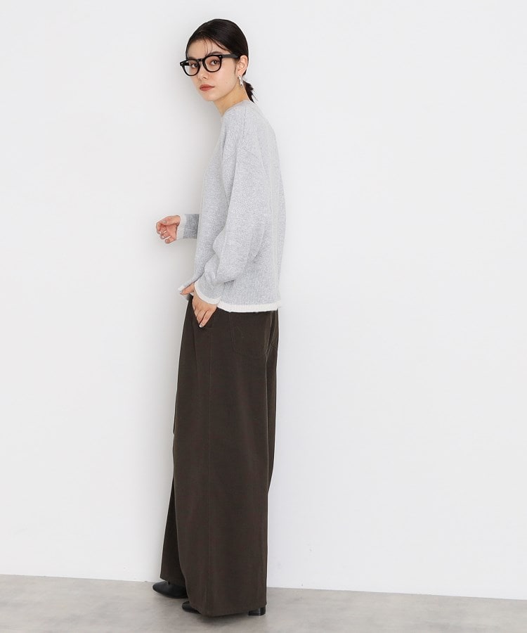 ザ ショップ ティーケー（ウィメン）(THE SHOP TK(Women))の【5カラー展開/洗えるニット】ミックスメランジ×ラメニット2