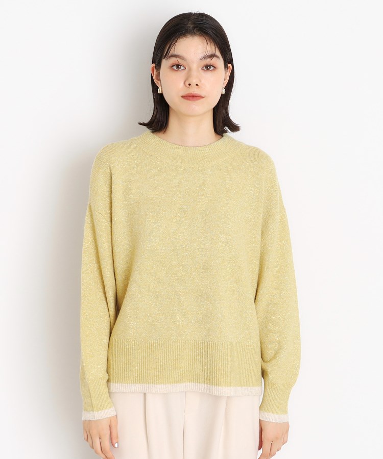 ザ ショップ ティーケー（ウィメン）(THE SHOP TK(Women))の【5カラー展開/洗えるニット】ミックスメランジ×ラメニット21