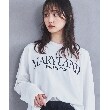 ザ ショップ ティーケー（ウィメン）(THE SHOP TK(Women))のルーズシルエットロゴTシャツ【洗える】3