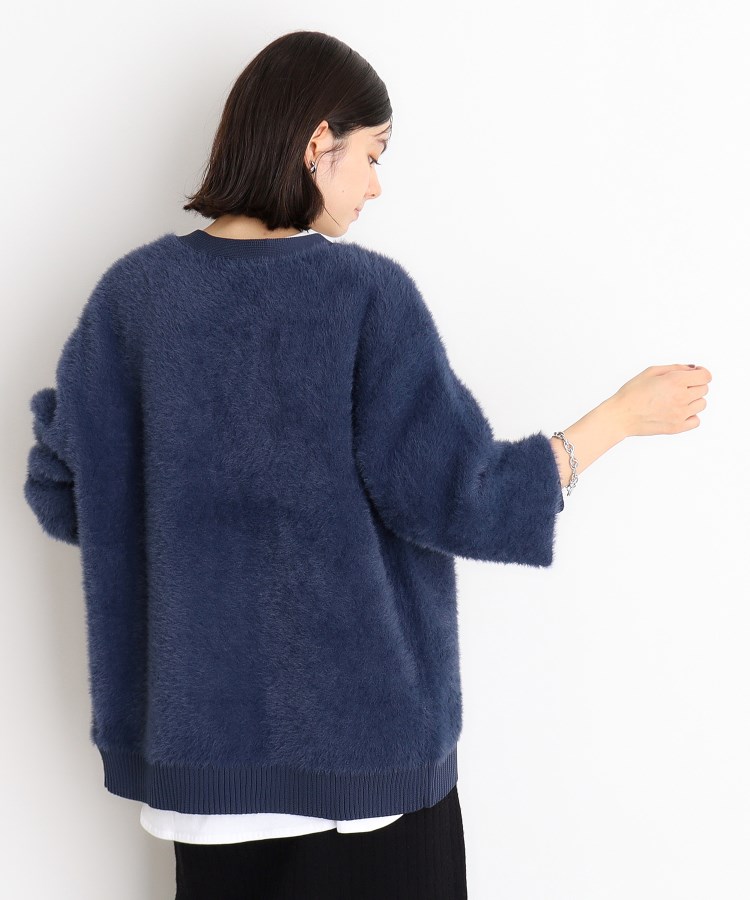 ザ ショップ ティーケー（ウィメン）(THE SHOP TK(Women))の【ライトアウター】フェザーVネックカーディガン/洗える20
