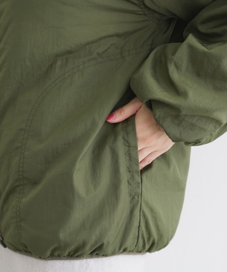 ザ ショップ ティーケー（ウィメン）(THE SHOP TK(Women))の【蓄熱保温】リバーシブルキルトブルゾン39
