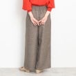 ザ ショップ ティーケー（ウィメン）(THE SHOP TK(Women))の【すっきりシルエット】グレンチェックワイドパンツ/洗える2