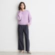 ザ ショップ ティーケー（ウィメン）(THE SHOP TK(Women))の【ラクでキレイ】ハイパーストレッチ裏起毛ワイドパンツ/洗える3
