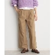 ザ ショップ ティーケー（ウィメン）(THE SHOP TK(Women))の【ラクでキレイ】ハイパーストレッチ裏起毛ワイドパンツ/洗える ベージュ(052)