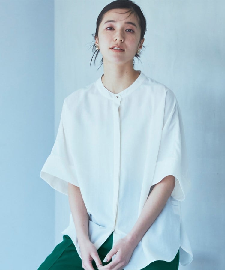 再登場/魅せる体型カバー服/洗える】ボイルドルマンブラウス 再登場/魅せる体型カバー服/洗える】ボイルドルマンブラウス