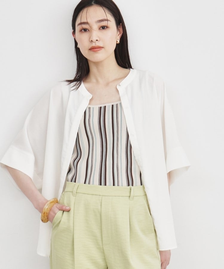 ザ ショップ ティーケー（ウィメン）(THE SHOP TK(Women))の【再登場／魅せる体型カバー服／洗える】ボイルドルマンブラウス20