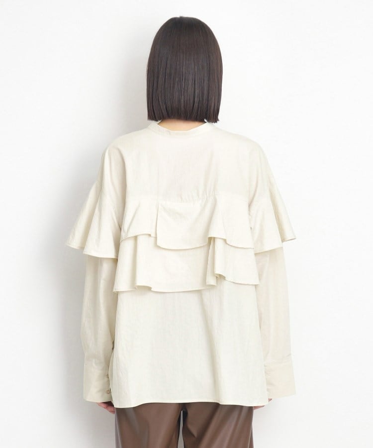 ザ ショップ ティーケー（ウィメン）(THE SHOP TK(Women))のバックフリルコンシャスシャツ23