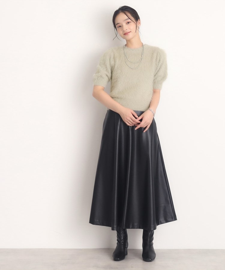 ザ ショップ ティーケー（ウィメン）(THE SHOP TK(Women))の【ヒルナンデス！で紹介】ふわふわフェザーニット /５分袖/腕周りカバー/洗える1