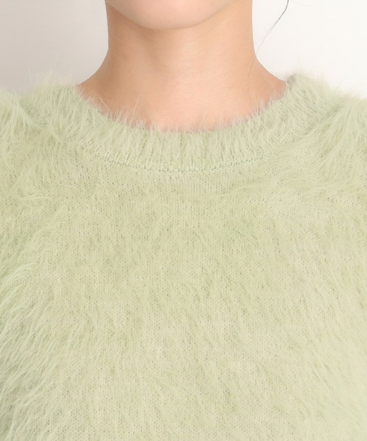 ザ ショップ ティーケー（ウィメン）(THE SHOP TK(Women))の【ヒルナンデス！で紹介】ふわふわフェザーニット /５分袖/腕周りカバー/洗える16