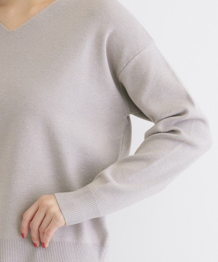 ザ ショップ ティーケー（ウィメン）(THE SHOP TK(Women))の【毛玉になりにくい／静電気防止】Vネックニット／洗える29