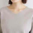 ザ ショップ ティーケー（ウィメン）(THE SHOP TK(Women))の【毛玉になりにくい／静電気防止】Vネックニット／洗える28