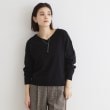 ザ ショップ ティーケー（ウィメン）(THE SHOP TK(Women))の【毛玉になりにくい／静電気防止】Vネックニット／洗える ブラック(019)