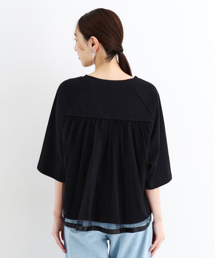 ザ ショップ ティーケー（ウィメン）(THE SHOP TK(Women))の【接触冷感/UV/毛玉になりにくい/洗える】バックチュールTシャツ20