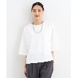 ザ ショップ ティーケー（ウィメン）(THE SHOP TK(Women))の【接触冷感/UV/毛玉になりにくい/洗える】バックチュールTシャツ11