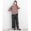 ザ ショップ ティーケー（ウィメン）(THE SHOP TK(Women))の【接触冷感/UV/毛玉になりにくい/洗える】バックチュールTシャツ5
