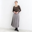 ザ ショップ ティーケー（ウィメン）(THE SHOP TK(Women))のスクエアリブネック9分袖プルオーバー7