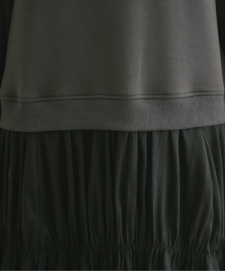ザ ショップ ティーケー（ウィメン）(THE SHOP TK(Women))の【着回し力◎】ダンボールドッキングワンピース/洗える8