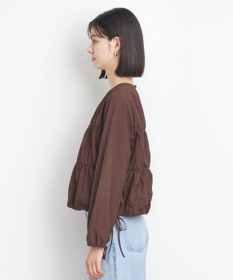 ザ ショップ ティーケー（ウィメン）(THE SHOP TK(Women))のナイロンシャーリングブラウス【洗える】11
