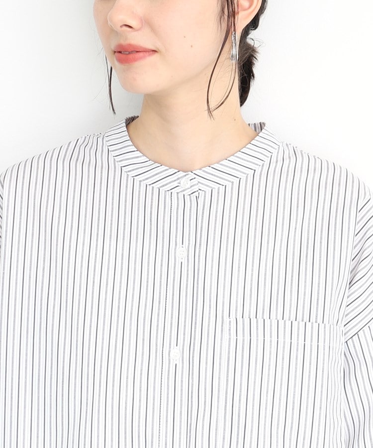 ザ ショップ ティーケー（ウィメン）(THE SHOP TK(Women))のバックリブ切り替えシャツ16