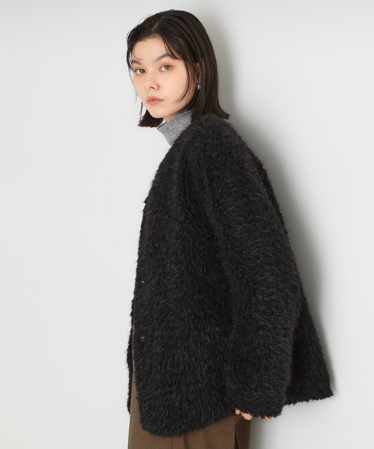 ザ ショップ ティーケー（ウィメン）(THE SHOP TK(Women))のボアファーノーカラージャケット1
