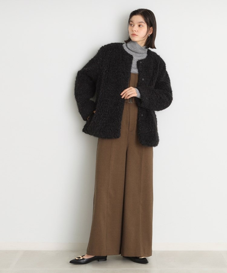 ザ ショップ ティーケー（ウィメン）(THE SHOP TK(Women))のボアファーノーカラージャケット3